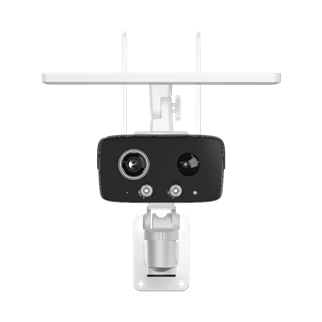 DAHUA IPC-HFW2431DG-4G-SP-EAU-B, 4Mpix, 3,6mm Lens, H265+, 50Mt Gece Görüşü, Dahili Mikrofon, IP67,  Solar(Güneş Enerjili) IP Kamera