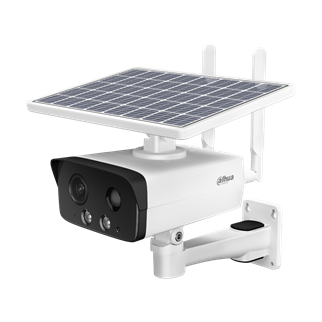 DAHUA IPC-HFW2431DG-4G-SP-EAU-B, 4Mpix, 3,6mm Lens, H265+, 50Mt Gece Görüşü, Dahili Mikrofon, IP67,  Solar(Güneş Enerjili) IP Kamera