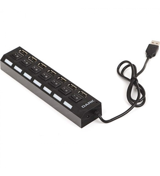 DARK 7port Connect Master DK-AC-USB272 USB 2.0 Bireysel Anahtarlı Çoğaltıcı Hub