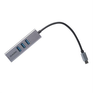 DARK DK-AC-U31X3GL  Gigabit TypeC Ethernet Çoklayıcı Hub