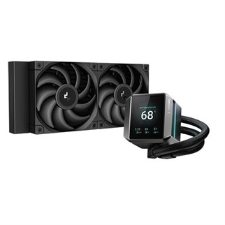 DEEPCOOL 240mm MYSTIQUE 240 Sıvı Soğutmalı AM5-1851p İşlemci Fanı LCD Ekranlı