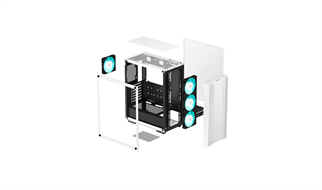 DEEPCOOL CC560 MESH WH V2 Gaming Mid-Tower PC Kasası Beyaz