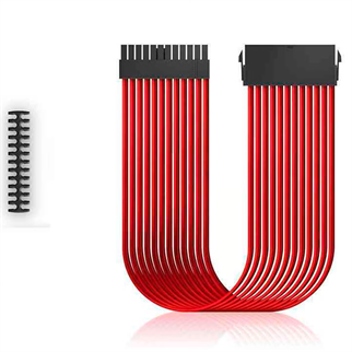 DEEPCOOL EC300-24P-RD 24 Pin ATX Kırmızı Güç Kaynağı Uzatma Kablosu 30cm