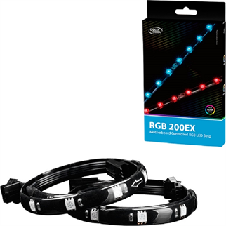 DEEPCOOL RGB 200EX Anakart Kontrollü RGB LED Şerit (2li Set)