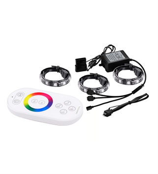 DEEPCOOL RGB360 Kablosuz Uzaktan Kumandalı Çok Renkli Kasa İçi LED Şerit Seti