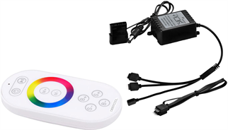 DEEPCOOL RGB360 Kablosuz Uzaktan Kumandalı Çok Renkli Kasa İçi LED Şerit Seti