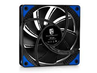 DEEPCOOL TF120 Mavi LEDli 120mm Kasa Fanı (Siyah Gövde / Mavi Çift Kanatlı Fan)