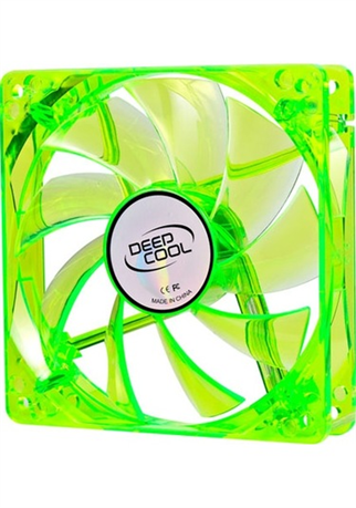 DEEPCOOL XFAN 120G/B Yeşil Şeffaf Gövde Mavi LEDli 120mm Kasa Fanı