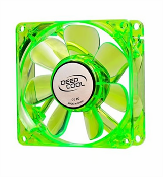 DEEPCOOL XFAN 80G/B Yeşil Gövde Üzerine Mavi LEDli Kasa Fanı