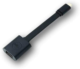 DELL 470-ABNE USB-C - USB-A 3.0 Dönüştürücü Adaptör (Siyah)