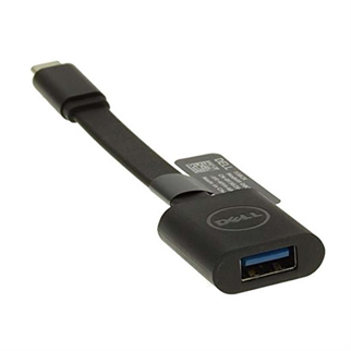 DELL 470-ABNE USB-C - USB-A 3.0 Dönüştürücü Adaptör (Siyah)