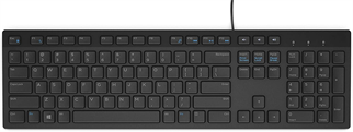 DELL KB216 Kablolu USB Q Trk Siyah Klavye