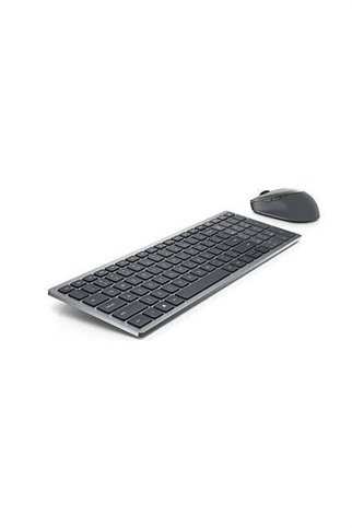 DELL Q TR KM7120W 580-AIWJ Çoklu Cihaz Kablosuz Titanyum Gri Klavye Mouse Set