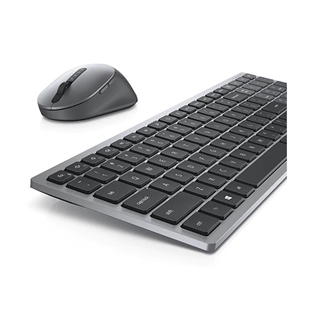 DELL Q TR KM7120W 580-AIWJ Çoklu Cihaz Kablosuz Titanyum Gri Klavye Mouse Set