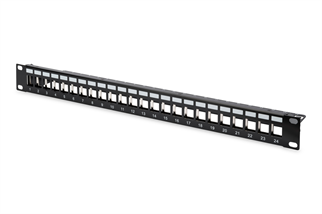 DIGITUS 1U 24port Cat6 Utp Boş Patch Panel DN-91411