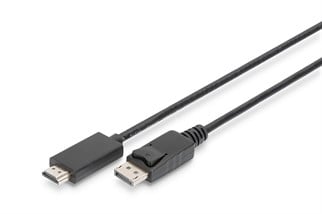 DIGITUS DP-HDMI Görüntü Kablosu 3m (AK.340303.030.S)