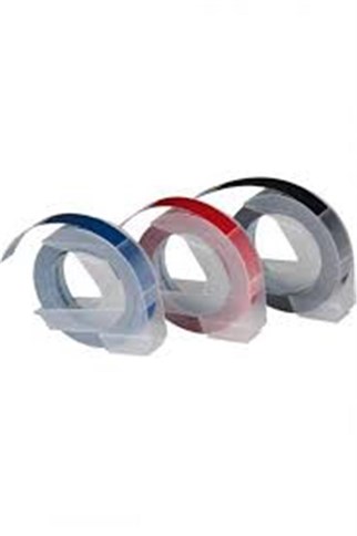 DYMO S0847750 Kabartma Şerit, 9 mmx3 mt  3 lü Bls K-S-M