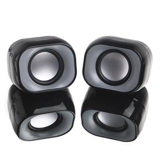 Dark SP2111 1+1 6W RMS Stereo Mini Taşınabilir Multimedya Siyah Hoparlör