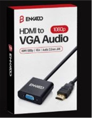 ENKADO EKD-HV10 HDMI TO 1080P VGA + AUDİO ADAPTER