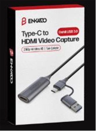ENKADO EKD-TP46 TYPE-C+USB 3,0 TO HDMI VİDEO CAPTURE