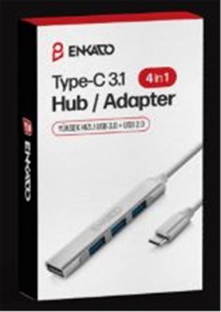 ENKADO EKD-TP50 TYPE-C USB 3,1 TO 4in1 PORT USB ADAPTÖR