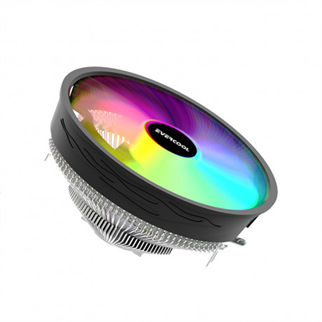 EVERCOOL 120mm CS-02 Rainbow Hava Soğutmalı AM5-1700p İşlemci Fanı