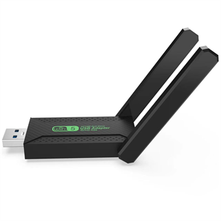 EVEREST EWA600, 600Mbp, 2.4Ghz ve 5Ghz Dual Band, WIFI 5, 2x2dbi Anten, USB3.0, WIRELESS ETHERNET