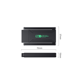 EVEREST EWA600, 600Mbp, 2.4Ghz ve 5Ghz Dual Band, WIFI 5, 2x2dbi Anten, USB3.0, WIRELESS ETHERNET