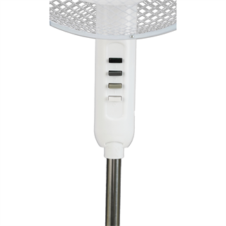 EVEREST FAN10, BEYAZ, EcoWind, 3 Kademeli Hız, 40cm 3 Kanat Pervane ve Çerçeve, 45W, Otomatik Salınım, Yükseklik Ayarlı Vantilatör