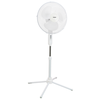 EVEREST FAN10, BEYAZ, EcoWind, 3 Kademeli Hız, 40cm 3 Kanat Pervane ve Çerçeve, 45W, Otomatik Salınım, Yükseklik Ayarlı Vantilatör