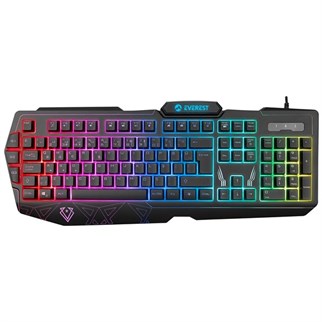 EVEREST KB-GX61 Kablolu USB Siyah Gaming Klavye