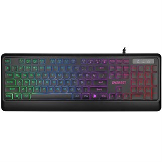 EVEREST KM-R59 Kablolu USB Siyah Gaming Klavye - Mouse Set