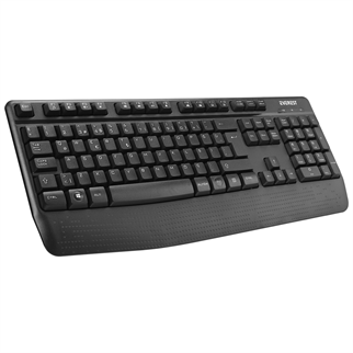 EVEREST KM-3335, Siyah, 2.4Ghz Kablosuz, Türkçe Q, Multimedya, Klavye Mouse Set