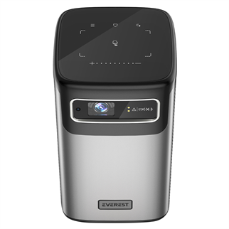 EVEREST PJ-DLP21, 180 LED Lümen, 4K Destekli, 1xType-C, 1xHDMI, 1xUSB, WiFi, Bluetooth, 30.000 Saat Led Ömrü, 2x5W Speaker, 8000mAh Batarya, Taşınabilir, Android 9.0, 4K Projeksiyon Cihazı