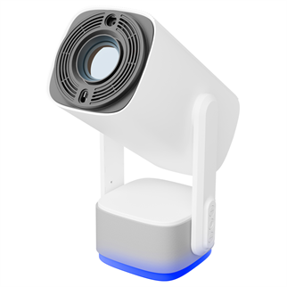EVEREST PJ08, Beyaz, 150 LED Lümen, 1280x720, 1xHDMI, 1xUSB, WiFi, Bluetooth, 30.000 Saat Led Ömrü, 6W Speaker, 5200mAh Batarya, Taşınabilir, Android 11, 4K Destekli Projeksiyon Cihazı