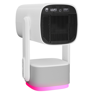 EVEREST PJ08, Beyaz, 150 LED Lümen, 1280x720, 1xHDMI, 1xUSB, WiFi, Bluetooth, 30.000 Saat Led Ömrü, 6W Speaker, 5200mAh Batarya, Taşınabilir, Android 11, 4K Destekli Projeksiyon Cihazı
