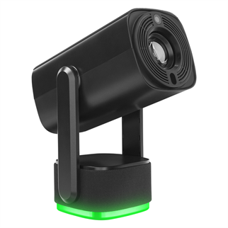 EVEREST PJ08, Siyah, 150 LED Lümen, 1280x720, 1xHDMI, 1xUSB, WiFi, Bluetooth, 30.000 Saat Led Ömrü, 6W Speaker, 5200mAh Batarya, Taşınabilir, Android 11, 4K Destekli Projeksiyon Cihazı