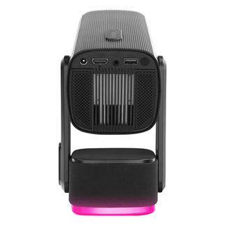 EVEREST PJ08, Siyah, 150 LED Lümen, 1280x720, 1xHDMI, 1xUSB, WiFi, Bluetooth, 30.000 Saat Led Ömrü, 6W Speaker, 5200mAh Batarya, Taşınabilir, Android 11, 4K Destekli Projeksiyon Cihazı