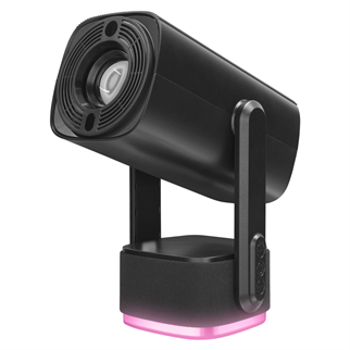 EVEREST PJ08, Siyah, 150 LED Lümen, 1280x720, 1xHDMI, 1xUSB, WiFi, Bluetooth, 30.000 Saat Led Ömrü, 6W Speaker, 5200mAh Batarya, Taşınabilir, Android 11, 4K Destekli Projeksiyon Cihazı