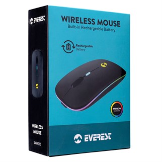 EVEREST SMW-710 Kablosuz Siyah Gaming Mouse