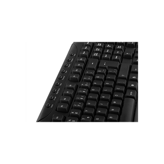 EVEREST UN-795, Siyah, Multimedya Türkçe Q, USB Kablolu, Klavye Mouse Set