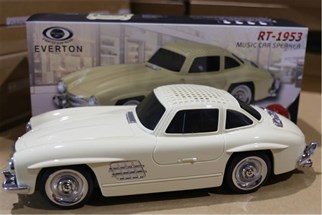 EVERTON RT-1953 Bej Arabalı  Bluetooth Fm-Usb-Tf-Aux Şarjlı Nostaljik Radyo