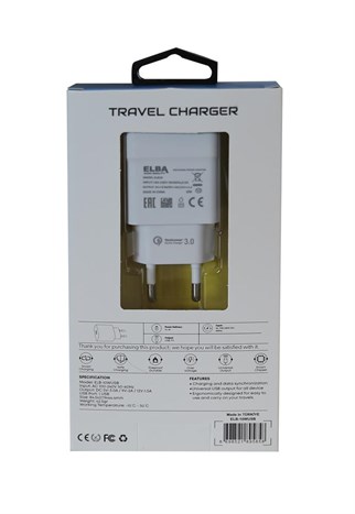 Elba Elb10 10W 3.0A Hızlı Şarj Akıllı Koruma Usb EV Şarj Kafa