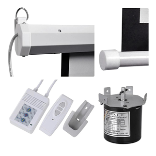 Everest EPP-200, 200x200, MOTORLU, PROJEKSİYON PERDESİ, Uzaktan Kumandalı, Arkası Siyah Fonlu, Duvar ve Tavana Asılabilir