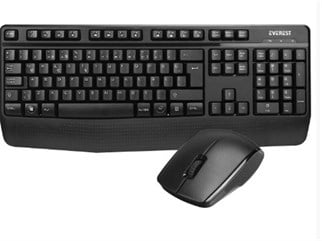 Everest KM-3335 Siyah Ikisi bir arada 2 in 1 Kablosuz Q Multimedia Klavye + Mouse Set