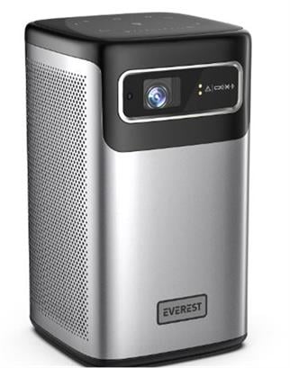 Everest PJ-DLP21 Gri 8000mAh Odaklamalı 960-540 4K 5400 Lümen Android 9.0 Dokunmatik DLP Projeksiyon