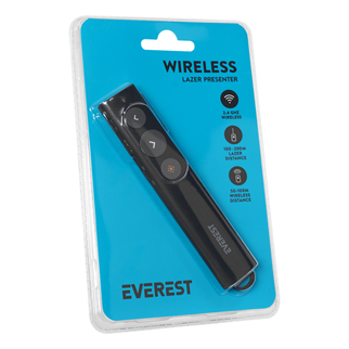 Everest TBA-11, Kablosuz, 2.4Ghz, Type-C Soket Şarj edilebilir, Profesyonel, Sunum Cihazı