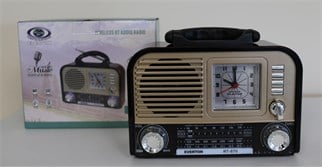 Everton RT-670 Bluetooth Usb-Micro Sd Saatli Nostaljik Radyo