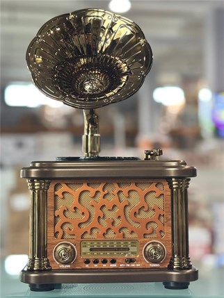 Everton Rt-588  Bluetooth Fm-Usb-Tf-Aux  Şarjlı Nostaljik Radyo