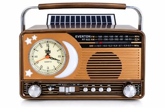 Everton Rt-622  Bluetooth Fm-Usb-Tf-Aux  Şarjlı Nostaljik Radyo